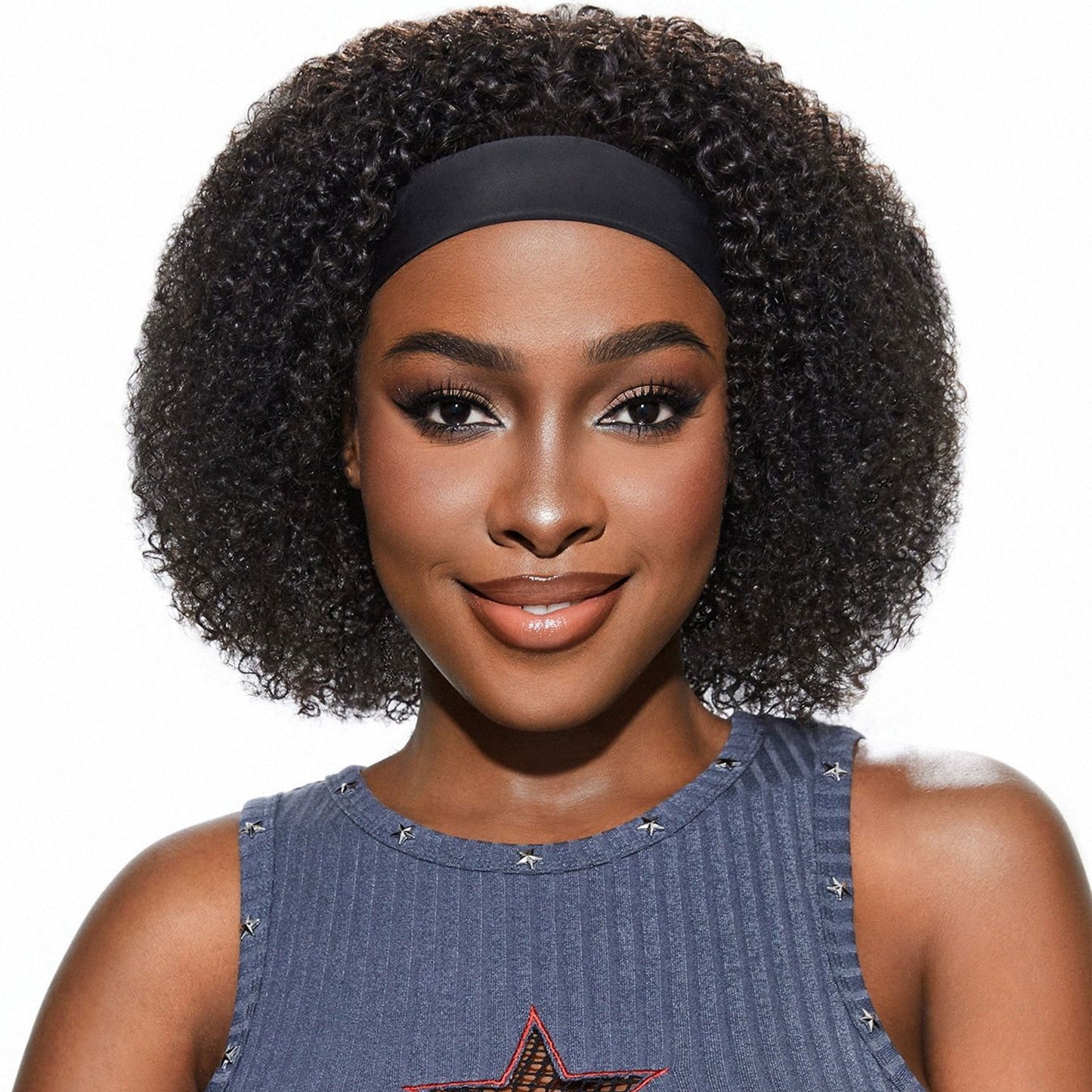 headband wig curly
