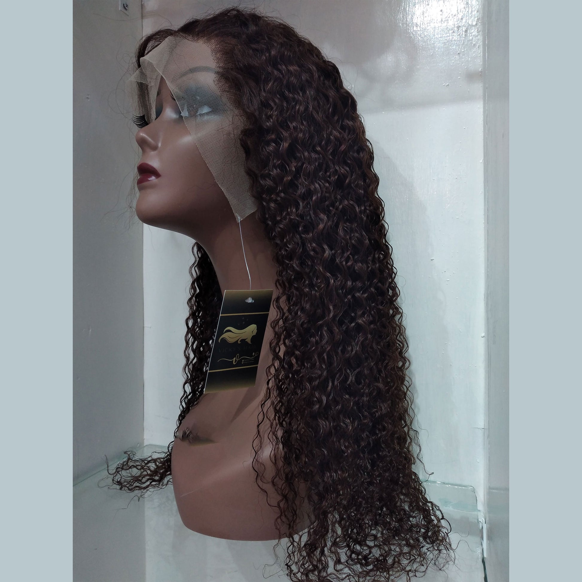 13x4 Lace Frontal Curly 4#