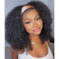 headband wig curly